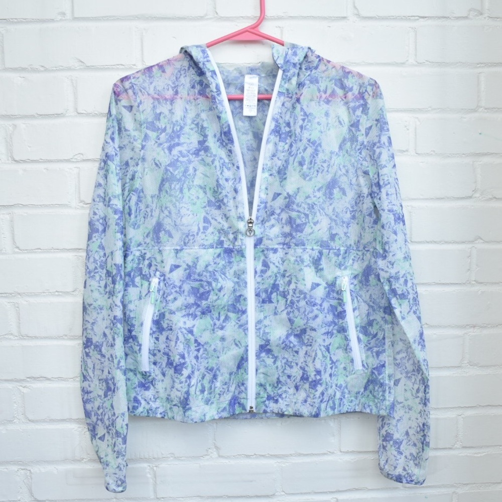 EUC Ivivva Hooded Windbreaker Size 14
